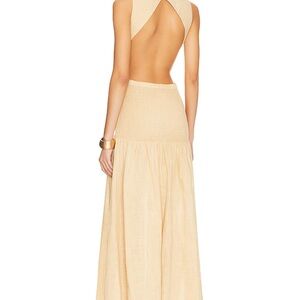 REVOLVE SNDYS Lottie dress in Oat.